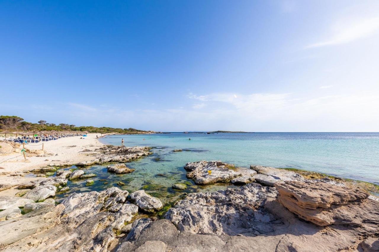 Ses Salines Cottage With Private Pool And Barbecue Экстерьер фото